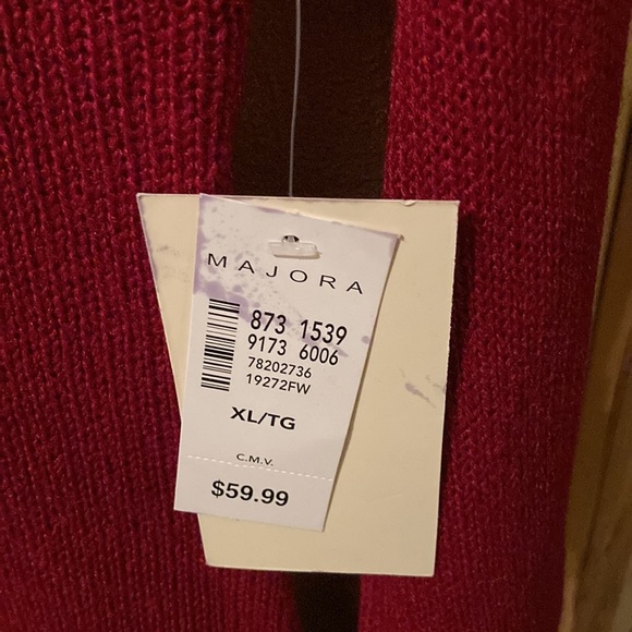 NWT Burgundy Sweater - Picture 4 of 5